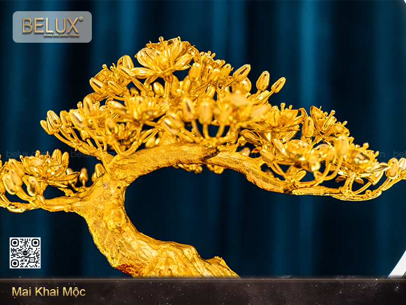 Mai khai mộc mạ vàng 24k&nbsp;